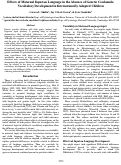 Cover page: Effects of Maternal Input on Language in the Absence of Genetic Confounds: Vocabulary Development in Internationally Adopted Children