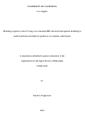 Cover page: Modeling cognitive control: Using cross-classified IRT and structural equation modeling to understand brain and behavior predictors of academic achievement