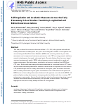 Cover page: Self-Regulation and Academic Measures Across the Early Elementary School Grades: Examining Longitudinal and Bidirectional Associations