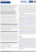 Cover page: How Clean Is the Linen at My Hospital? The Mucorales on Unclean Linen Discovery Study of Large United States Transplant and Cancer Centers