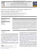 Cover page: Controls over ozone deposition to a high elevation subalpine forest