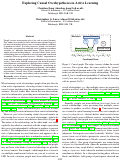 Cover page: Exploring Causal Overhypotheses in Active Learning