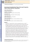 Cover page: Assessing Acculturation Over Time: A Four-Year Prospective Study of Asian American Young Adults