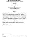 Cover page: Fiscal Decentralization in China and India: Competitive, Cooperative or Market Preserving Federalism?