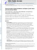 Cover page: Home proximity to flower plantations and higher systolic blood pressure among children