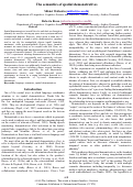 Cover page: The semantics of spatial demonstratives