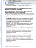 Cover page: Effect of professional society recommendations on women's desire for a routine pelvic examination.