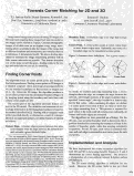 Cover page: Towards Corner Matching for 2D and 3D