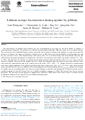 Cover page: Lithium isotope fractionation during uptake by gibbsite