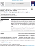 Cover page: Longitudinal registration of T1-weighted breast MRI: A registration algorithm (FLIRE) and clinical application