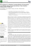 Cover page: Development of a Machine Learning Model of Postoperative Acute Kidney Injury Using Non-Invasive Time-Sensitive Intraoperative Predictors.