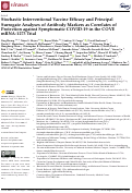 Cover page: Stochastic Interventional Vaccine Efficacy and Principal Surrogate Analyses of Antibody Markers as Correlates of Protection against Symptomatic COVID-19 in the COVE mRNA-1273 Trial