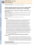 Cover page: Relations between isoprene and nitric oxide in exhaled breath and the potential influence of outdoor ozone: a pilot study