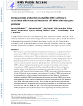 Cover page: Increased mAb production in amplified CHO cell lines is associated with increased interaction of CREB1 with transgene promoter.