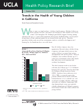 Cover page: Trends in the Health of Young Children in California