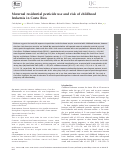 Cover page: Maternal residential pesticide use and risk of childhood leukemia in Costa Rica