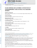 Cover page: Blood ammonia and glutamine as predictors of hyperammonemic crises in patients with urea cycle disorder