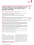 Cover page: Incidence of SARS-CoV-2 over four epidemic waves in a low-resource community in Rio de Janeiro, Brazil: A prospective cohort study.