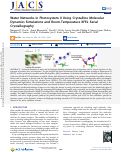 Cover page: Water Networks in Photosystem II Using Crystalline Molecular Dynamics Simulations and Room-Temperature XFEL Serial Crystallography