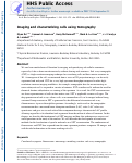 Cover page: Imaging and characterizing cells using tomography