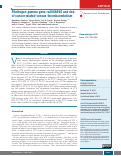 Cover page: Fibrinogen gamma gene rs2066865 and risk of cancer-related venous thromboembolism