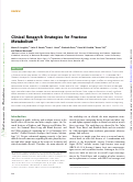 Cover page: Clinical Research Strategies for Fructose Metabolism