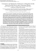 Cover page: Colonization and inflammation deficiencies in Mongolian gerbils infected by Helicobacter pylori chemotaxis mutants