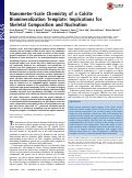 Cover page: Nanometer-Scale Chemistry of a Calcite Biomineralization Template: Implications for Skeletal Composition and Nucleation
