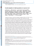 Cover page: Parallel adaptation of rabbit populations to myxoma virus.