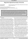 Cover page: Right-Sided Sigmoid Diverticular Perforation