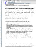 Cover page: Dose-dependent white matter damage after brain radiotherapy