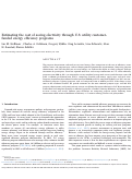 Cover page: Estimating the cost of saving electricity through U.S. utility customer-funded energy efficiency programs