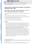 Cover page: Temporal Trends of Insecticide Concentrations in Carpet Dust in California from 2001 to 2006