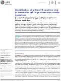 Cover page: Identification of a Munc13-sensitive step in chromaffin cell large dense-core vesicle exocytosis.