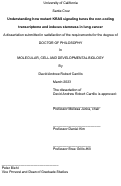 Cover page: Understanding how mutant KRAS signaling tunes the non-coding transcriptome and induces stemness in lung cancer