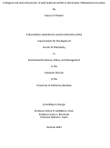 Cover page: Ecological and social dimensions of wolf-livestock conflict in the Greater Yellowstone Ecosystem