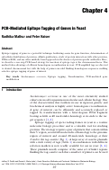 Cover page: PCR-Mediated Epitope Tagging of Genes in Yeast