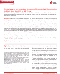 Cover page: Nocturia as an Unrecognized Symptom of Uncontrolled Hypertension in Black Men Aged 35 to 49 Years