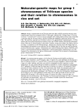 Cover page: Molecular-genetic maps for group 1 chromosomes of Triticeae species and their relation to chromosomes in rice and oat