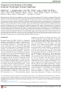 Cover page: Sequence-Level Analysis of the Major European Huntington Disease Haplotype