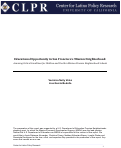 Cover page: Educational Opportunity in San Francisco’s Mission Neighborhood: Assessing Critical Conditions for Children and Youth in Mission Promise Neighborhood Schools