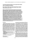 Cover page: Aerosols from biomass burning over the tropical South Atlantic region: Distributions and impacts