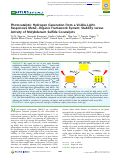 Cover page: Photocatalytic Hydrogen Generation from a Visible-Light-Responsive Metal–Organic Framework System: Stability versus Activity of Molybdenum Sulfide Cocatalysts