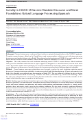 Cover page: Incivility in COVID-19 Vaccine Mandate Discourse and Moral Foundations: Natural Language Processing Approach.