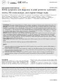 Cover page: ADHD symptoms and diagnosis in adult preterms: systematic review, IPD meta-analysis, and register-linkage study.