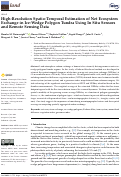 Cover page: High-Resolution Spatio-Temporal Estimation of Net Ecosystem Exchange in Ice-Wedge Polygon Tundra Using In Situ Sensors and Remote Sensing Data