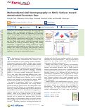 Cover page: Mechanobactericidal Nanotopography on Nitrile Surfaces toward Antimicrobial Protective Gear