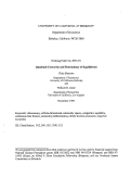 Cover page: Quadratic Concavity and Determinacy of Equilibrium