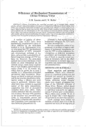 Cover page: Efficiency of Mechanical Transmission of Citrus Tristeza Virus
