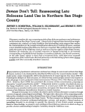 Cover page: Donax Don't Tell: Reassessing Late Holocene Land Use in Northern San Diego County